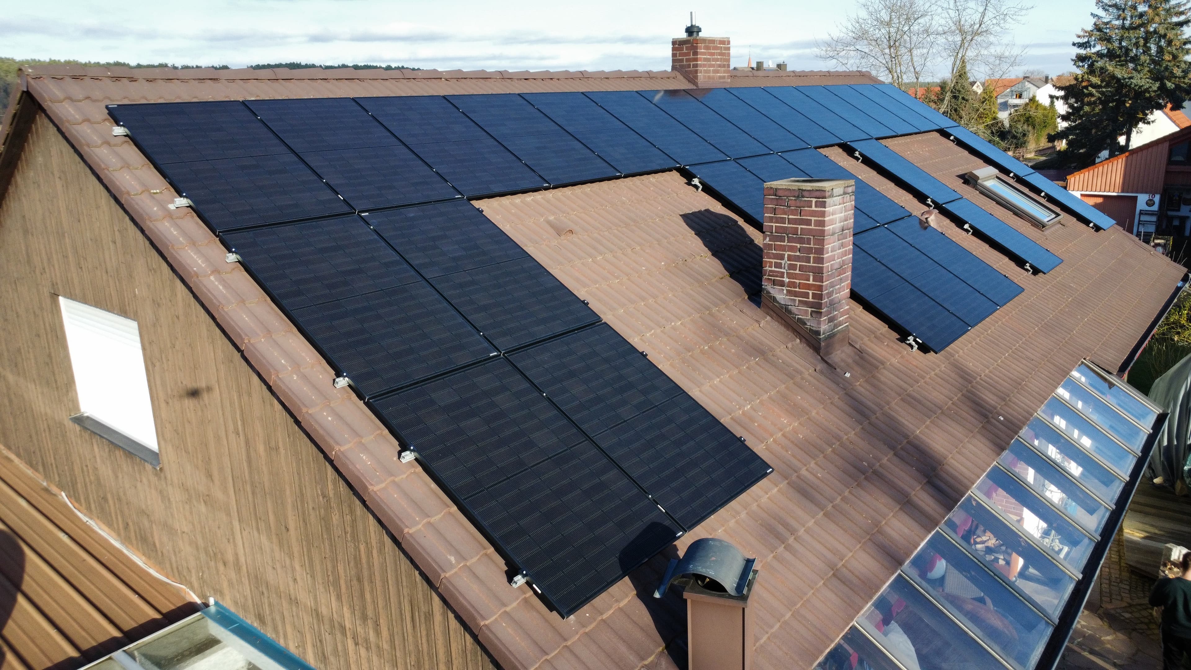 Photovoltaikanlage für einen Privathaushalt in Roth