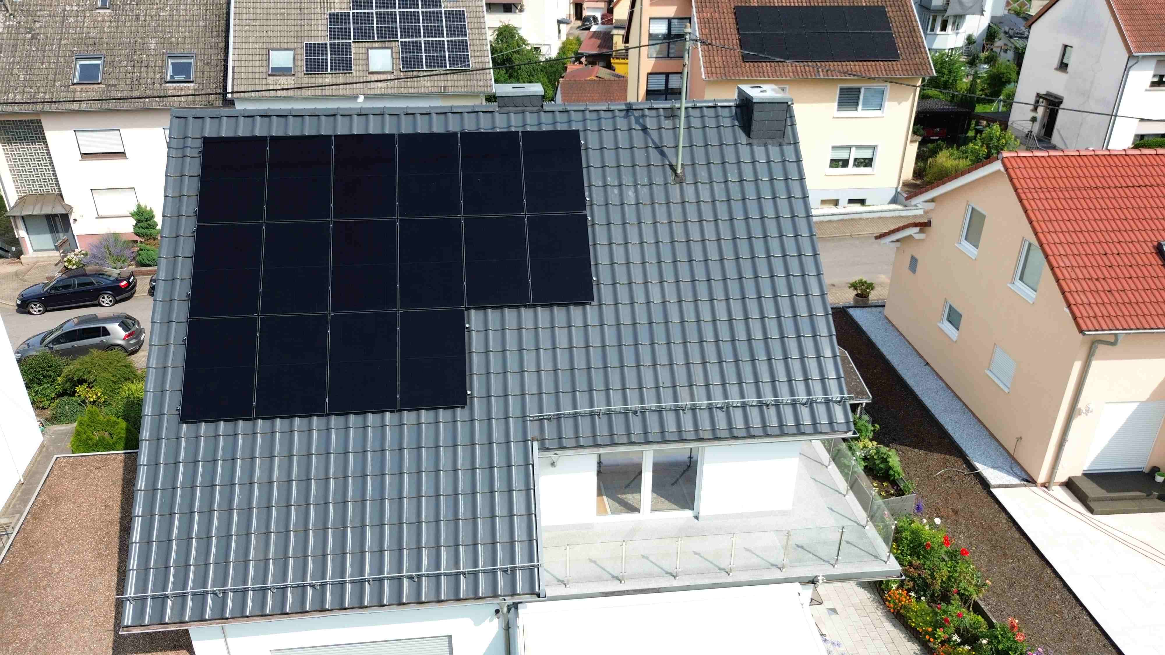 Photovoltaikanlage für einen Privathaushalt in Schwabach