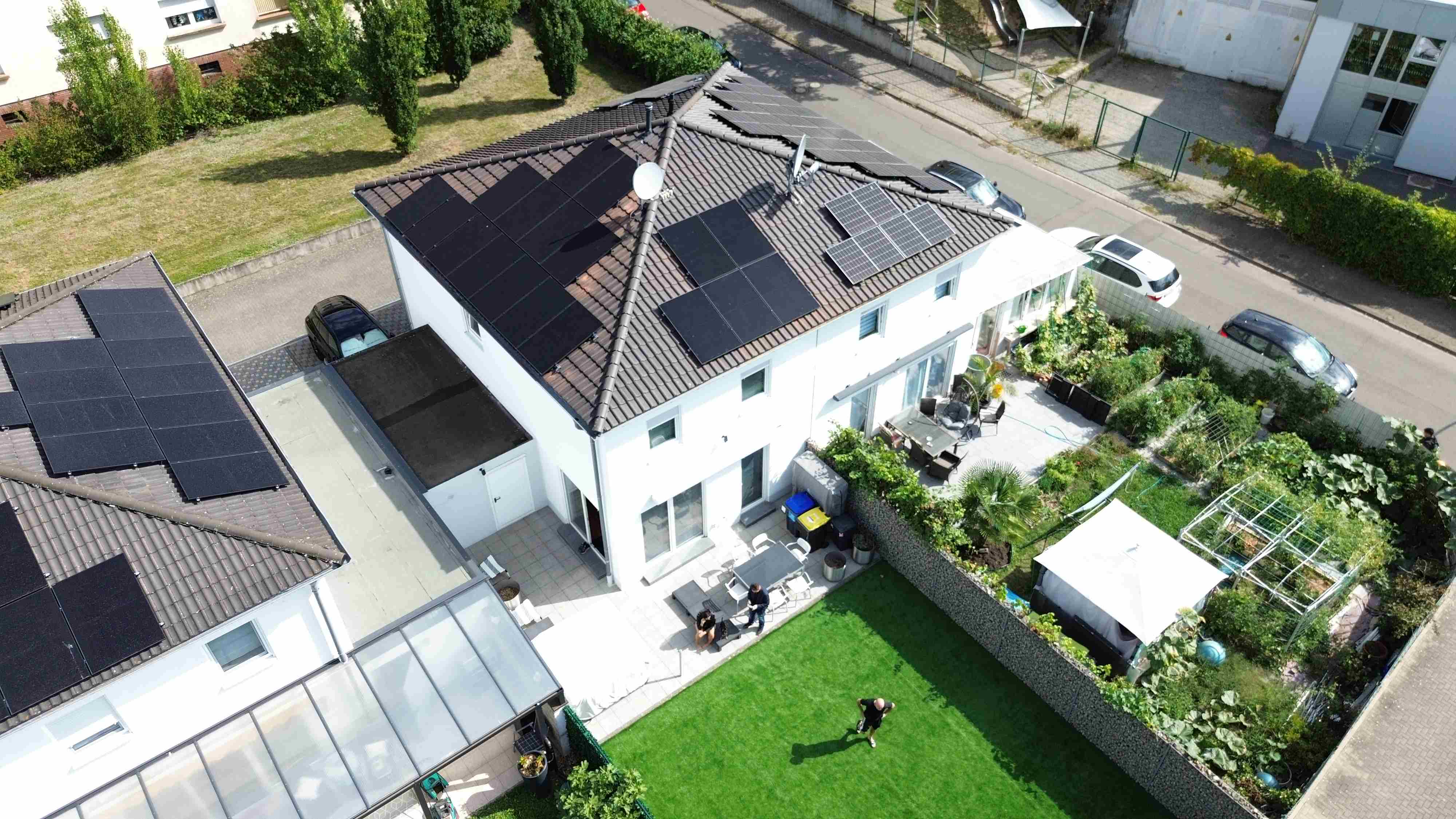 Photovoltaikanlage für einen Privathaushalt in Ansbach